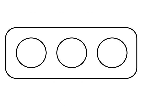 Horizontal Traffic Light Emoji coloring page image