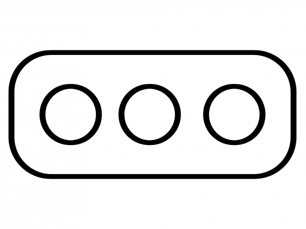 Horizontal Traffic Light Emoji coloring page image