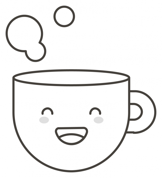 Hot Beverage coloring page image