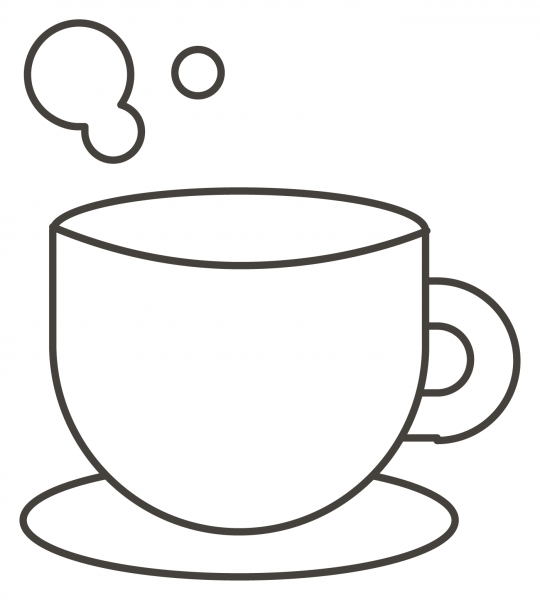Hot Beverage coloring page image