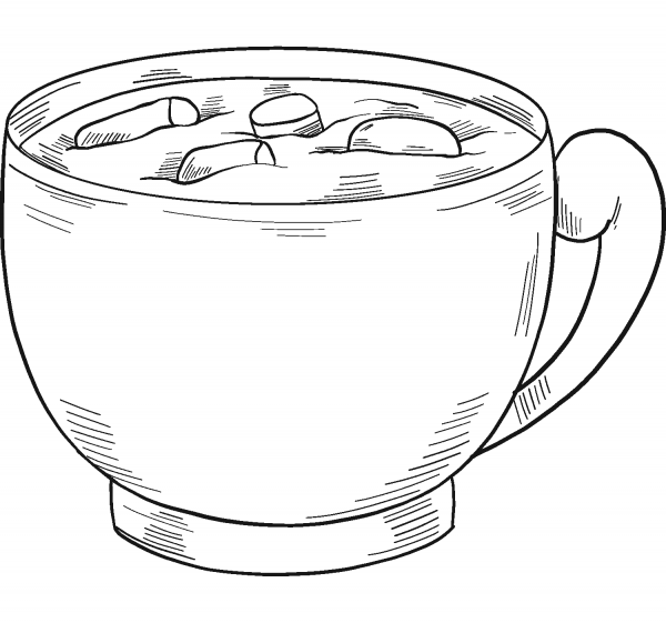 Hot Chocolate coloring page image