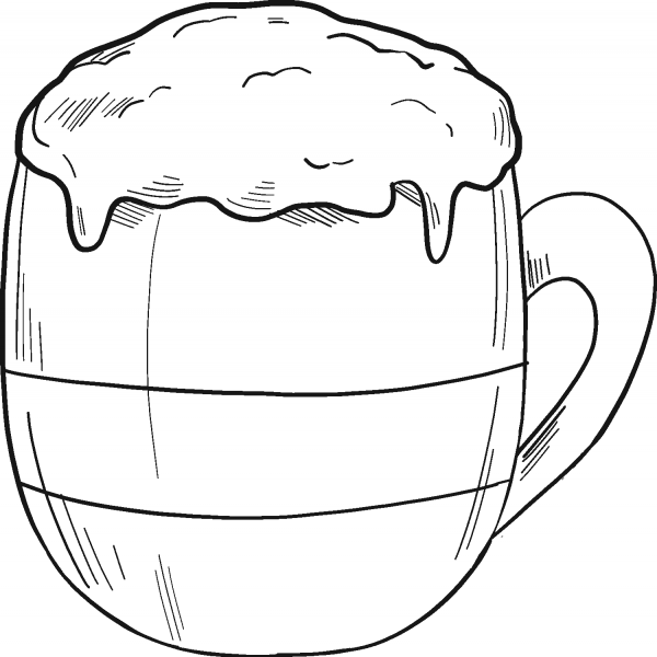 Hot Chocolate coloring page image