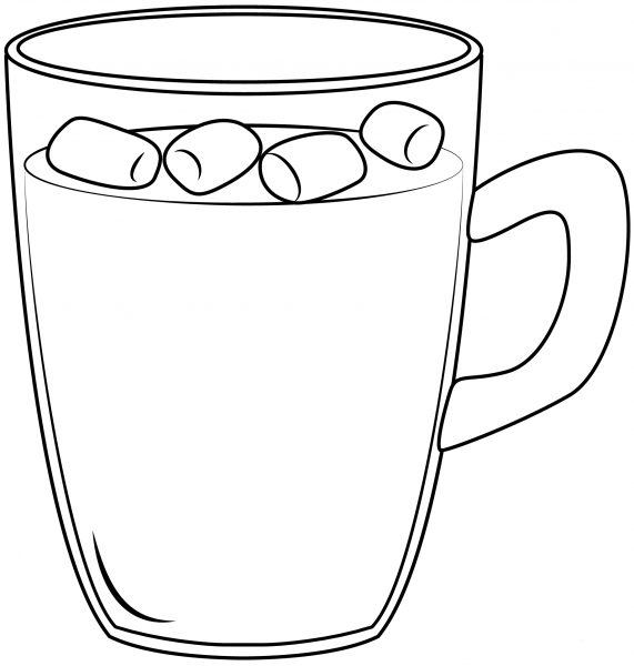 Hot Chocolate coloring page image
