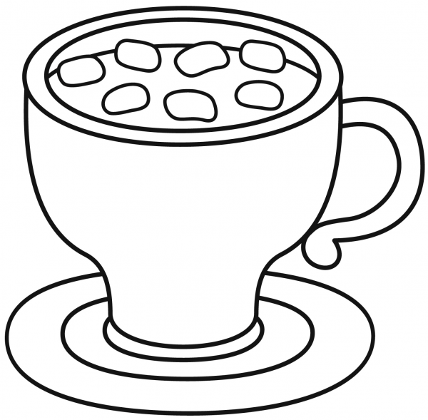 Hot Chocolate coloring page image