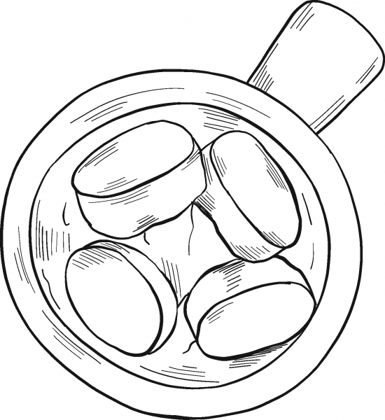 Hot Chocolate coloring page image