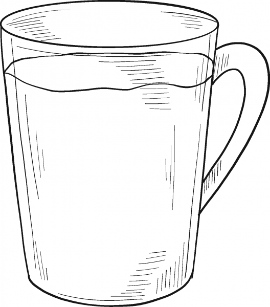 Hot Cocoa coloring page image