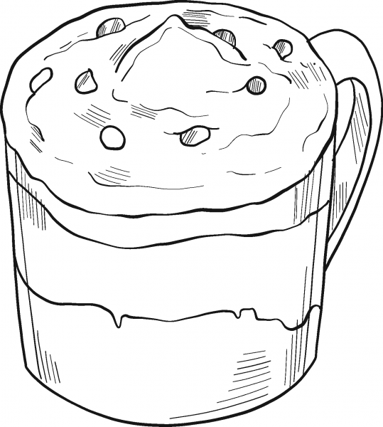 Hot Cocoa coloring page image