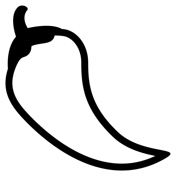 Hot Pepper Emoji coloring page image