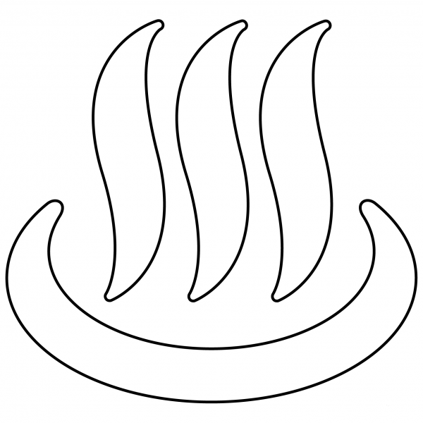 Hot Springs Emoji coloring page image
