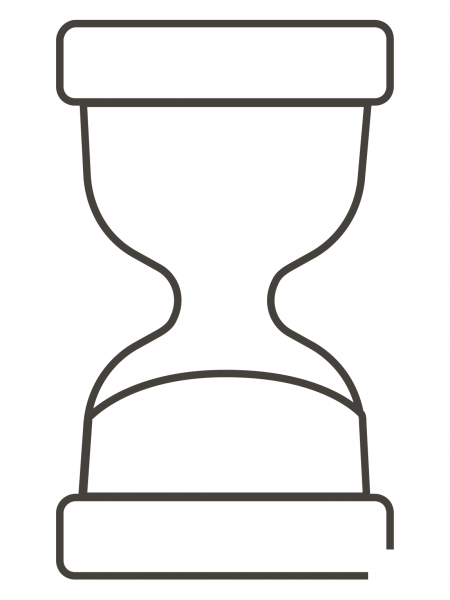 Hourglass Done coloring page image