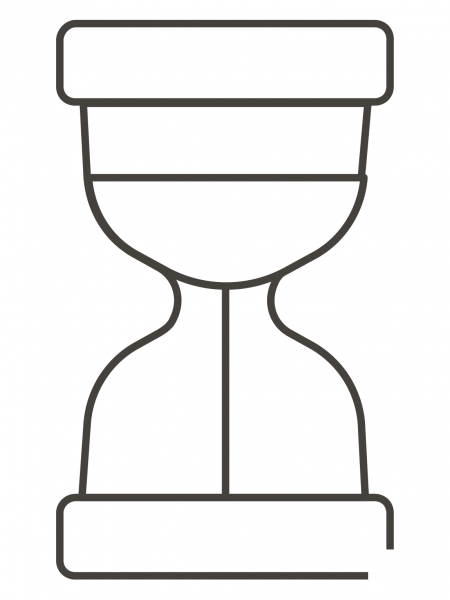 Hourglass Not Done coloring page image