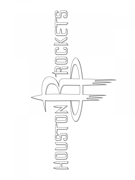 Houston Rockets Logo  coloring page image