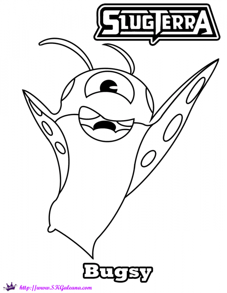 Hoverbug Bugsy coloring page image
