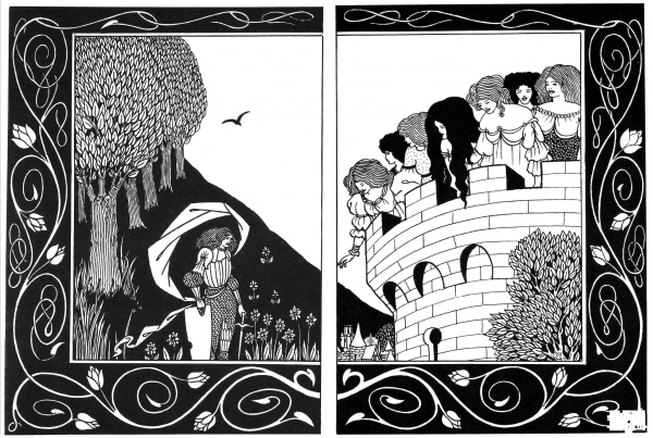 How a Devil in a Womans Likeness Would Have Tempted Sir Bors coloring page image