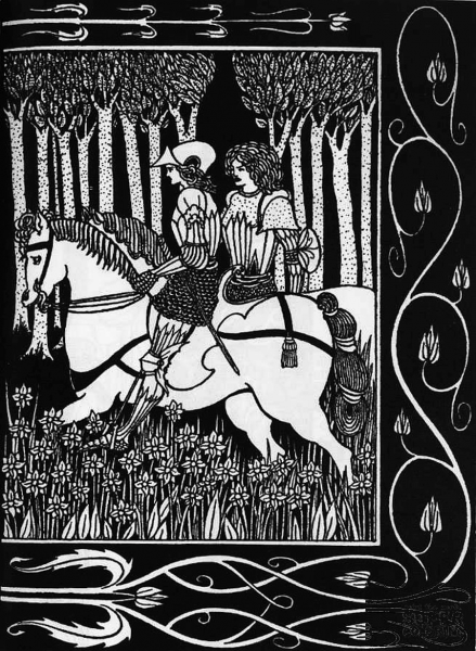 How King Mark and Sir Dinadan Heard Sir Palomides II coloring page image