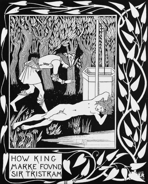 How King Marke Found Sir Tristram coloring page image