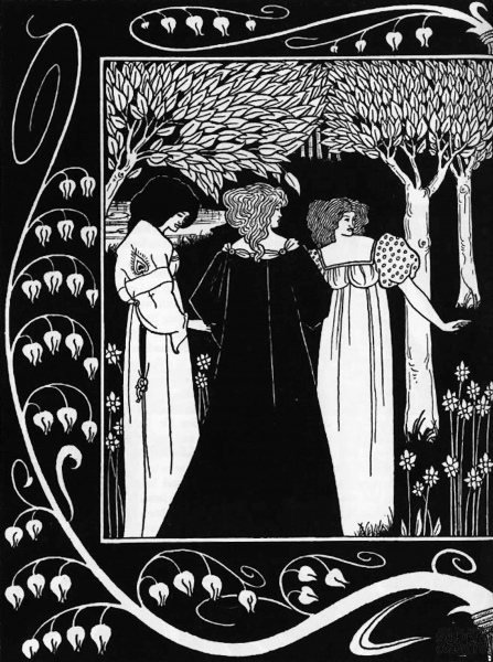 How Sir Launcelot was Known by Dame Elaine I coloring page image