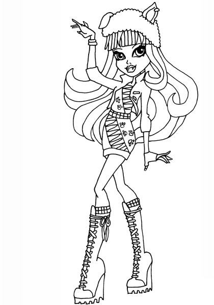 Howleen 13 Wishes coloring page image