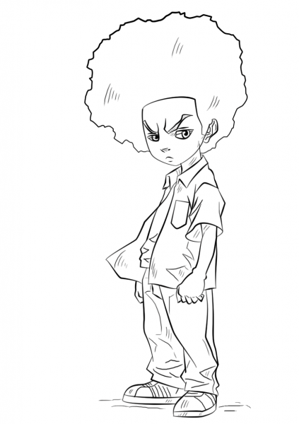 Huey Freeman coloring page image