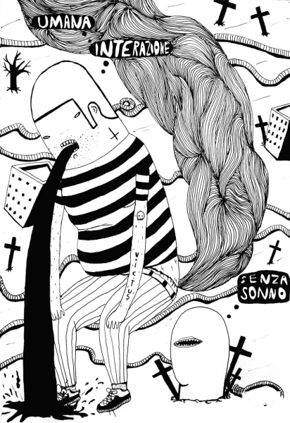 Human Interaction coloring page image