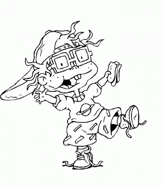 Hungry Chuckie  coloring page image