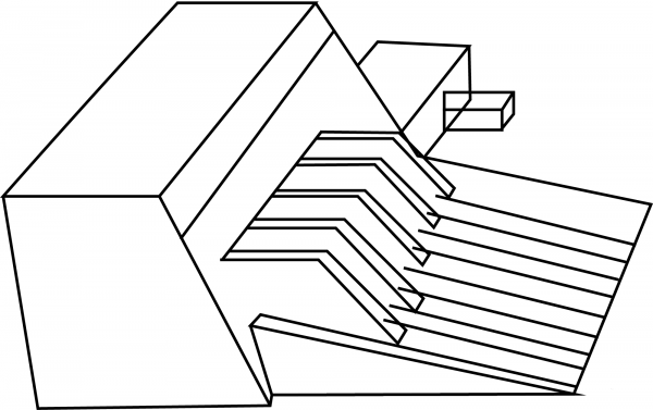 Hydroelectric coloring page image