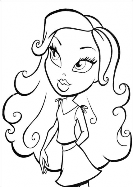 I’m Beautiful  coloring page image
