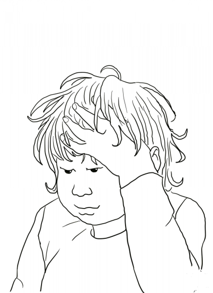I’m Having a Terrible Horrible no Good Very Bad Day coloring page image