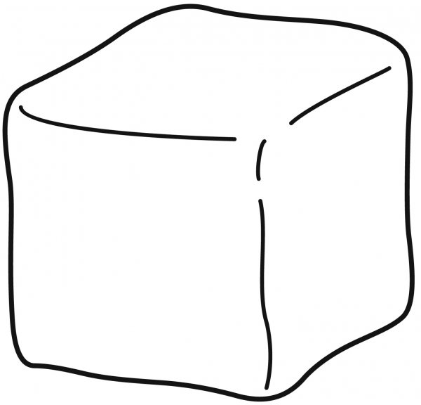 Ice Cube coloring page image