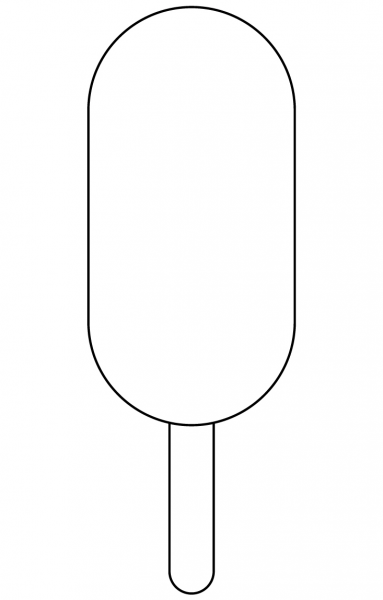 Ice Pop coloring page image