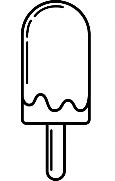 Ice Pop coloring page image
