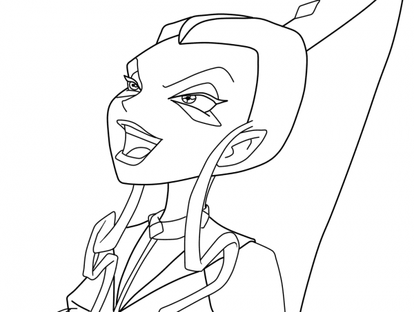 Icy coloring page image