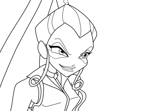 Icy coloring page image