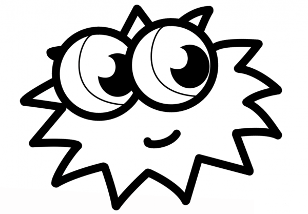 Iggy Moshi Monsters coloring page image