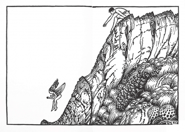 Illustration for Green Mansions by Keith Henderson coloring page image