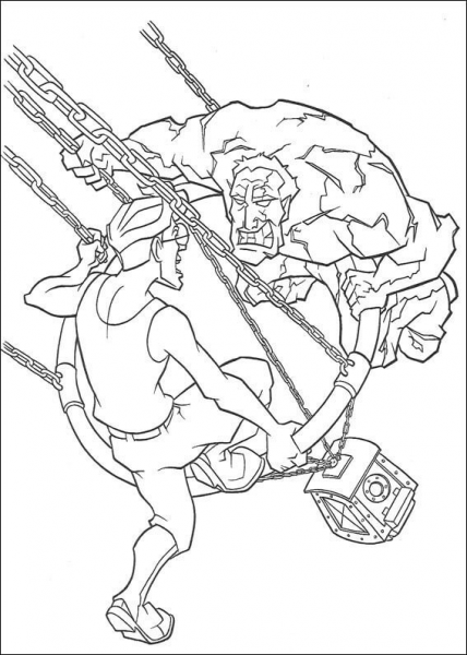 In The Battle  coloring page image