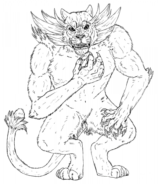 Incineroar coloring page image