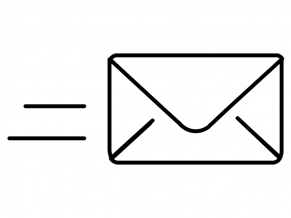 Incoming Envelope Emoji coloring page image