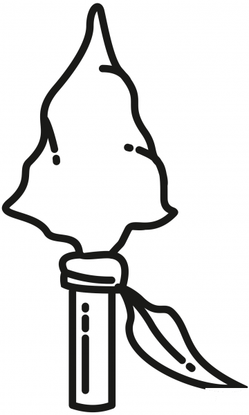 Indian Arrowhead coloring page image