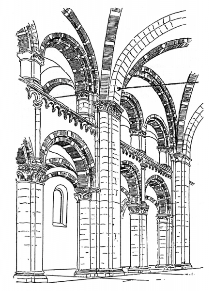 Inside Of The Cathedral   coloring page image