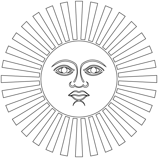 Inti coloring page image