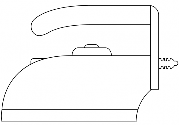 Iron coloring page image