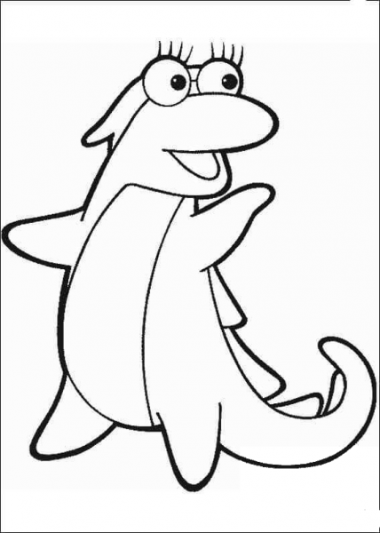 Isa coloring page image