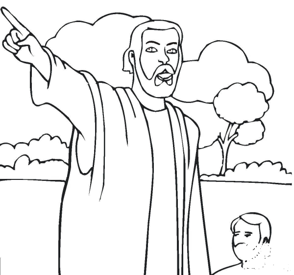 Isaiah  coloring page image