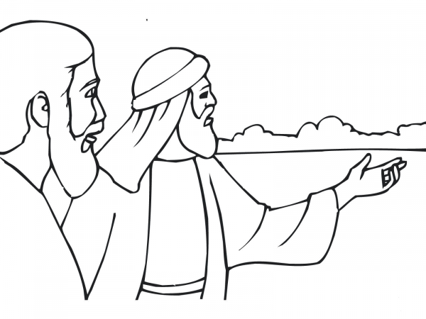 Isaiah the Prophet coloring page image