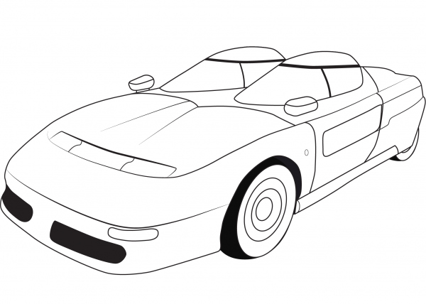 Italdesign Aztec coloring page image