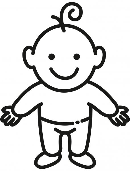 Its a Boy coloring page image