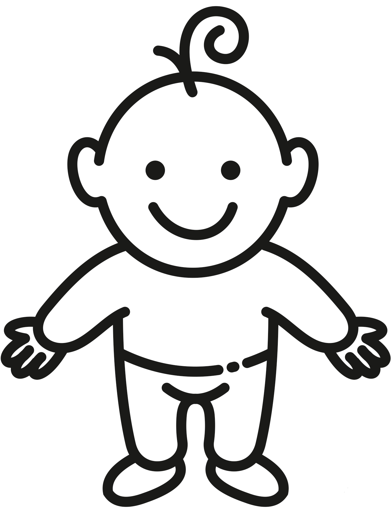 Its a Boy coloring page - ColouringPages