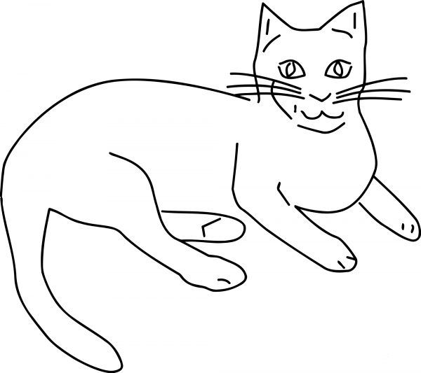 Its a Cats Life coloring page image