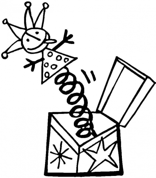 Jack Clown  coloring page image